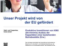 Schild JTF-Förderung Kuhla